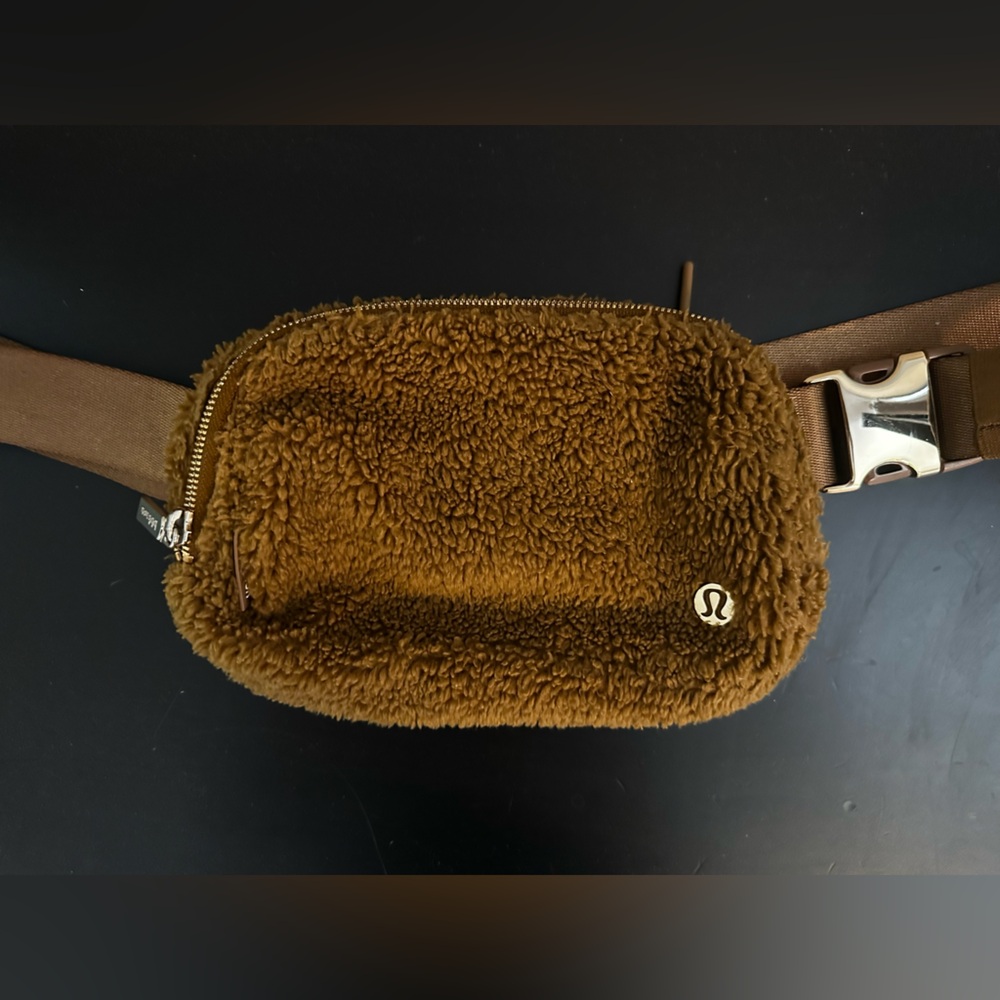Lululemon Brown Sherpa Crossbody Bag
